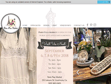 Tablet Screenshot of parisfleamarket.com